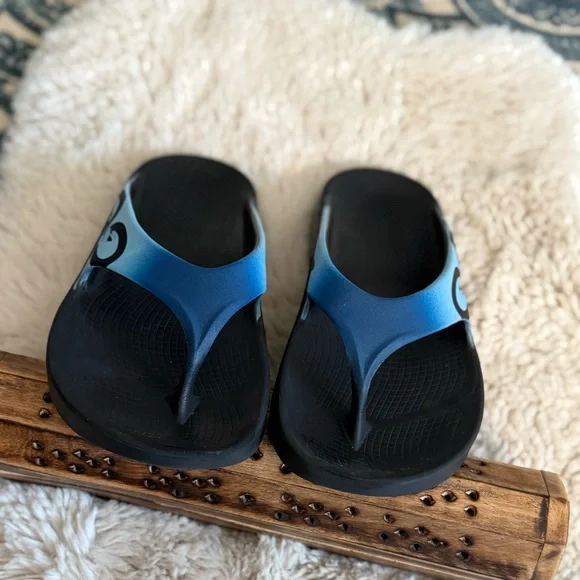 Unisex OOriginal Sport Thong Black/Azul Sandals size 7 - Picture 6 of 11